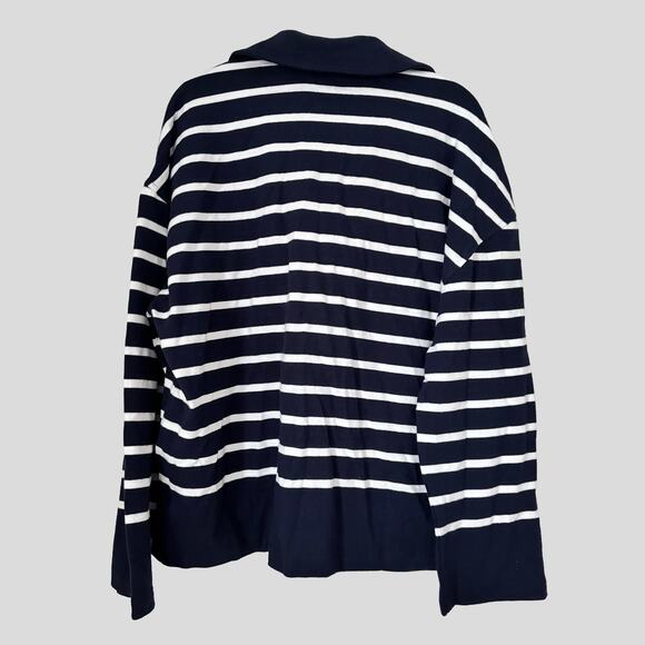 NWT Madewell Rugby Polo Tee, Size Large - Picture 8 of 10